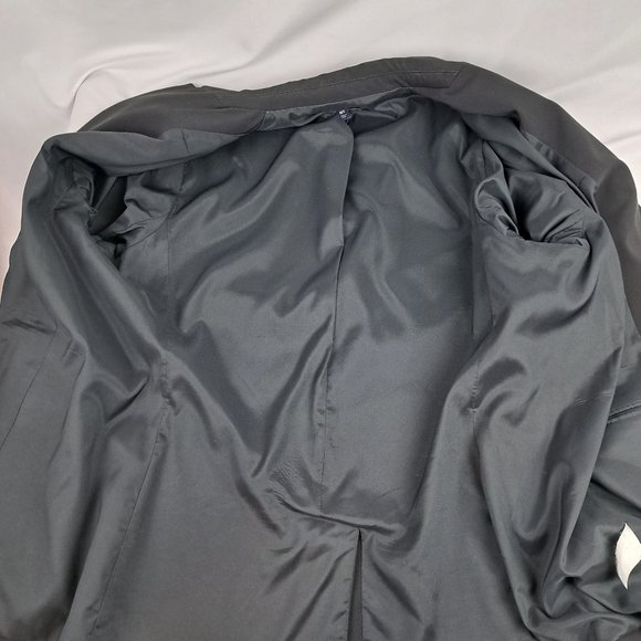 Land's End Black Single Button Closure Wool Blend  Blazer Size 18 Tall - Picture 6 of 15